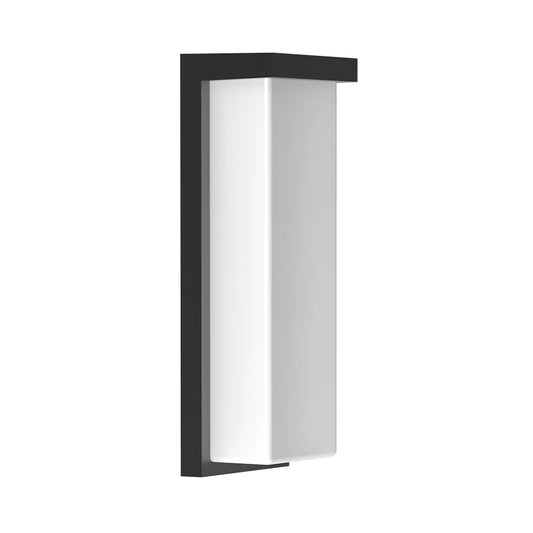 Residential LED Outdoor Rectangle Wall Light 3 Color/Wattage Selectable - EOL-WL61BK-1100esw