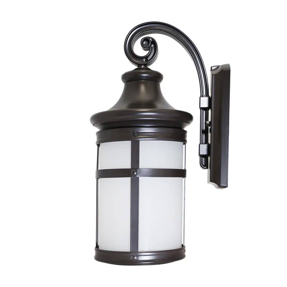 Residential LED Outdoor Wall Lantern Non-Dimmable  -  EOL-WL17BRZ-1030e