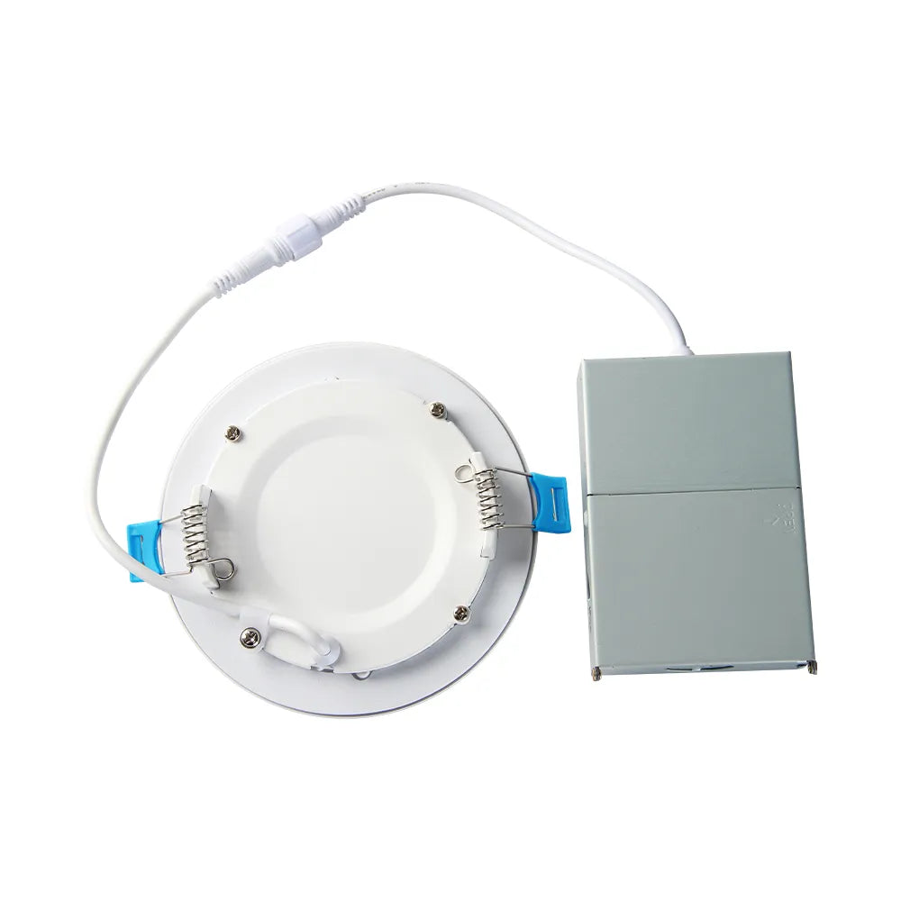 4” Slim Recessed Downlight with Junction Box, 5CCT, Dimmable - Euri