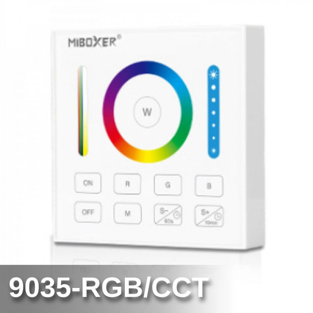 Wall Mount 1 Zone RGB/W/CCT Color Wheel Wireless Panel