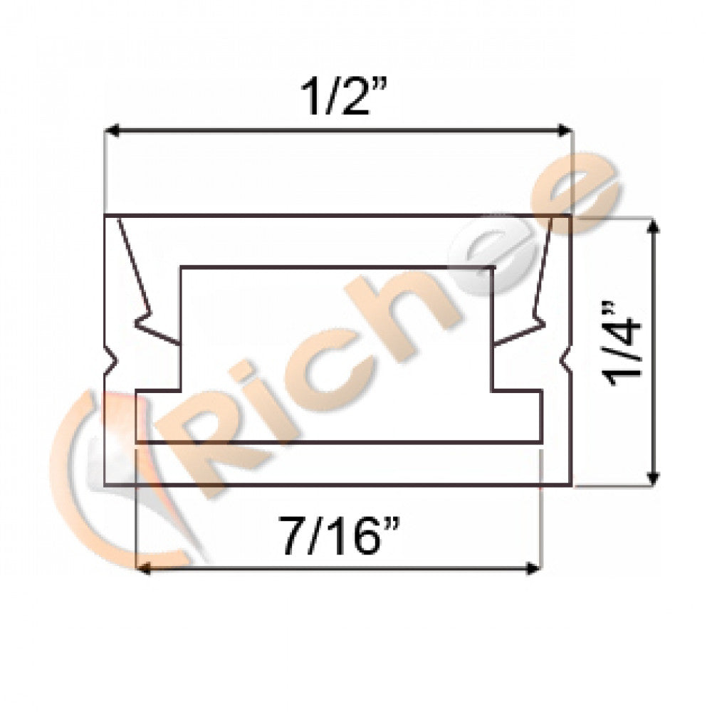 1/2" Mini Low Profile LED Aluminum Channel