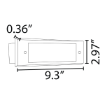 Integrated Brass Step Light -STB10