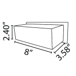 Integrated Brass Step Light -STB10