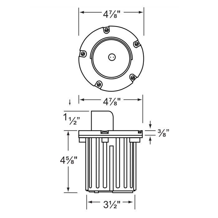 Brass Shielded Well Light - UNB03