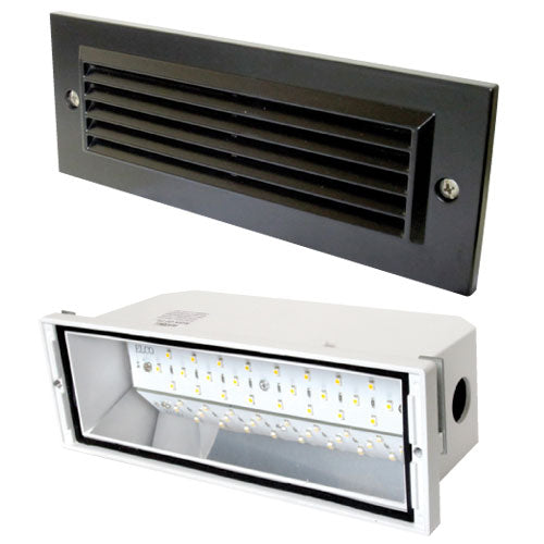 LED Brick Light with Angled Louver