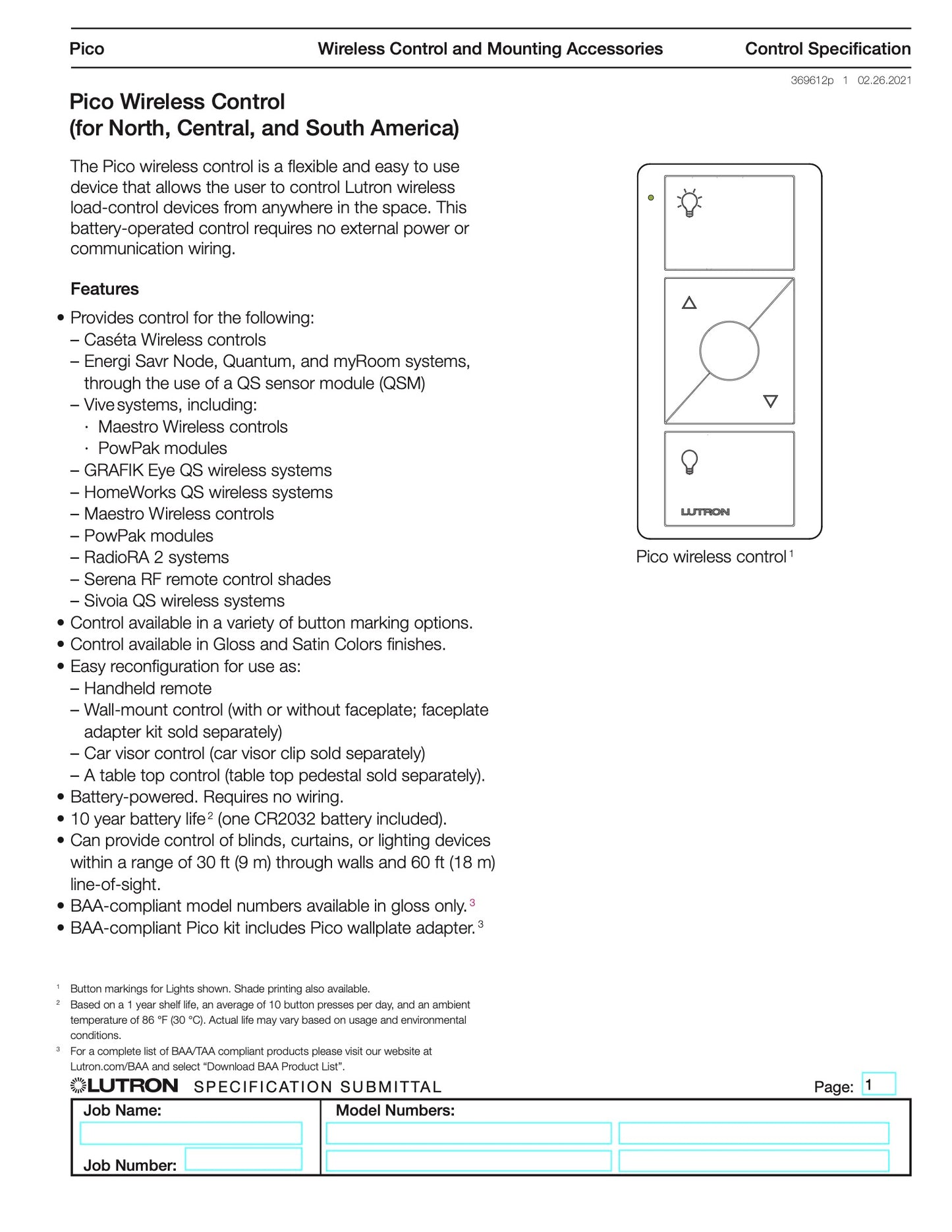 Pico Wireless Control