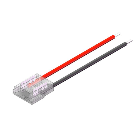 10MM SOLDERLESS STRIP POWER INPUT CONNECTOR FOR COB LED STRIP