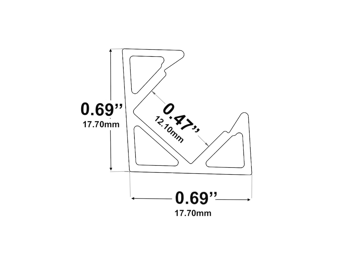 Corner LED Channel - 965ASL