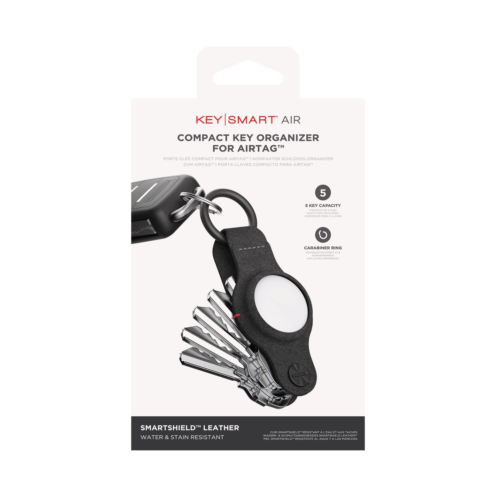 KeySmart Air Compact Key Tracker and Holder For AirTag Black 56310VRP -  Best Buy