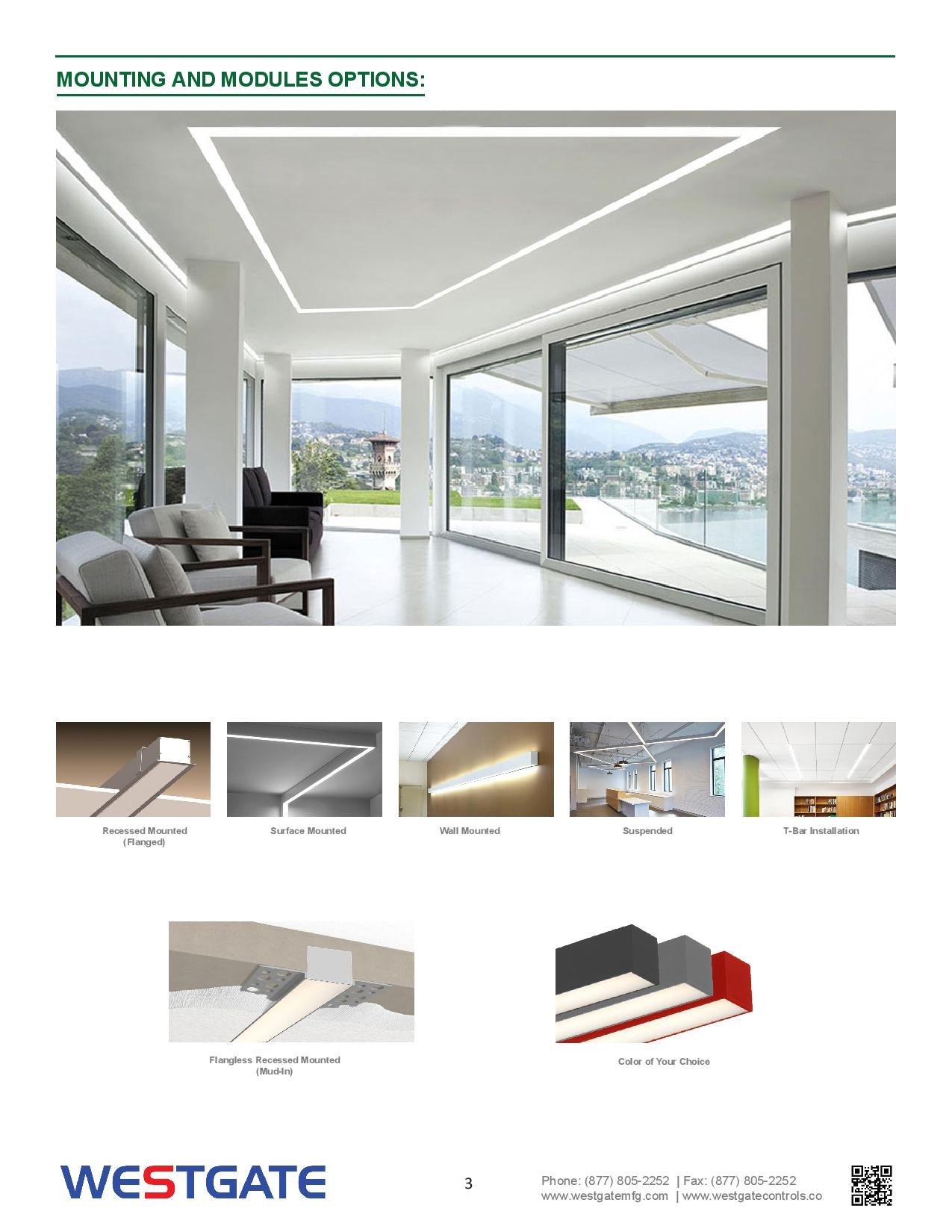 SCX Series 4Ft. Superior Architectural Seamless Linear LED Light