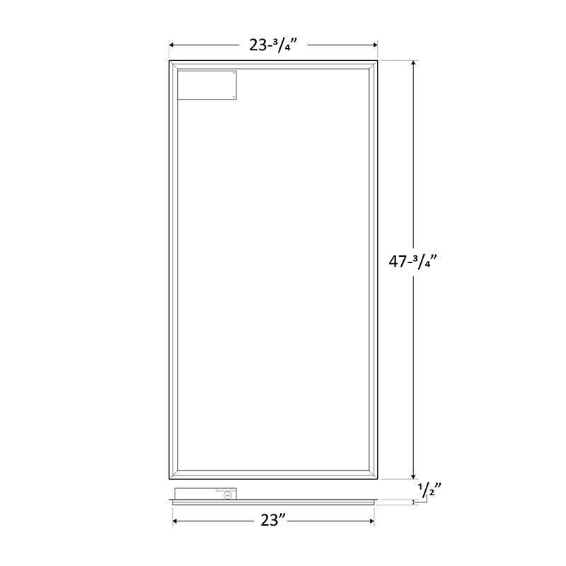 T-BAR 2X4 Grid Frame Light